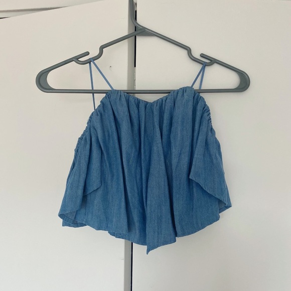 Guess Chambray Corset Tops - Picture 6 of 6